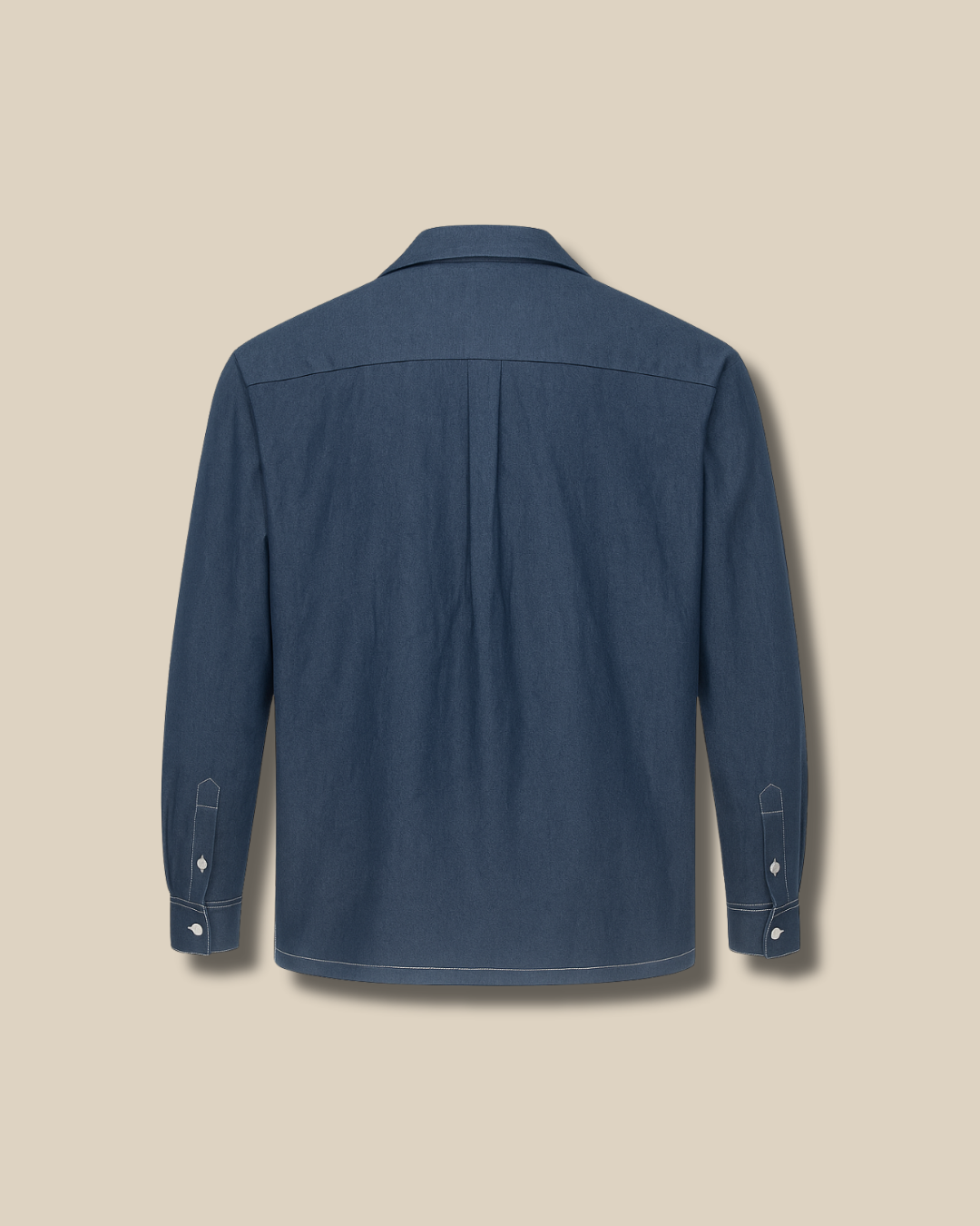 Aiden Denim Tailored Long-Sleeve Shirt
